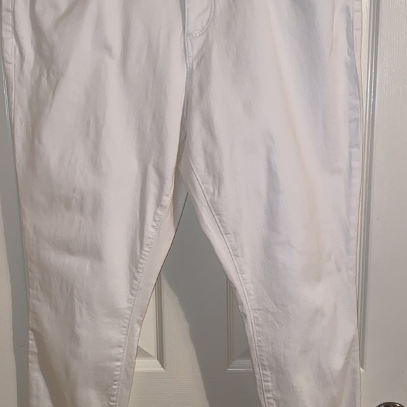 LOFT Plus High Waist Skinny Jeans in White, NWT - Picture 6 of 14